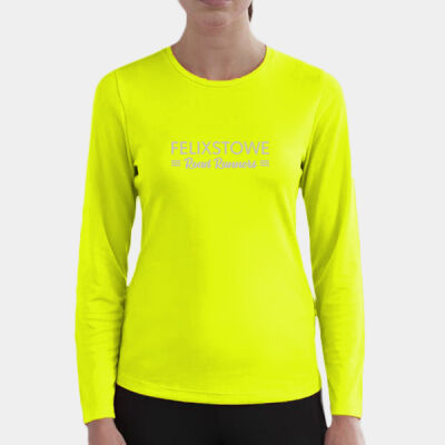 FRR Women's Long Sleeves Cool Tee with reflective logo Thumbnail